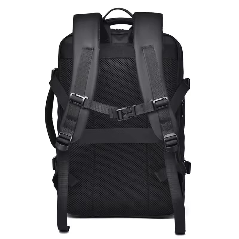 16 Inch Large-Capacity Men'S High-End Backpack Computer Bag High-End Business Bag Expandable Backpack Witch USB