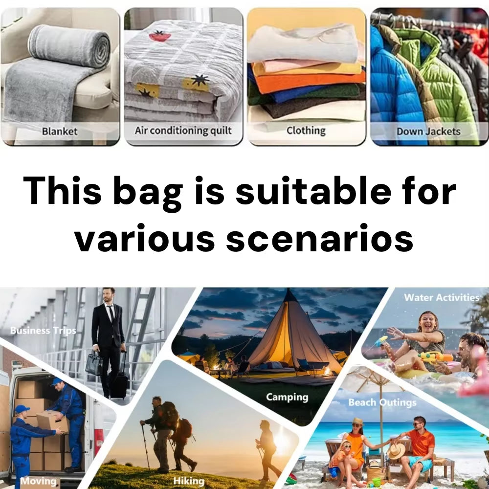 Vacuum Storage Bags,Travel Essentials Suitcases Clothes Organizer Packaging Bag Practical Accessories Compression Packing Cubes